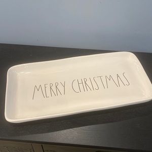 NWT Rae Dunn Merry Christmas platter